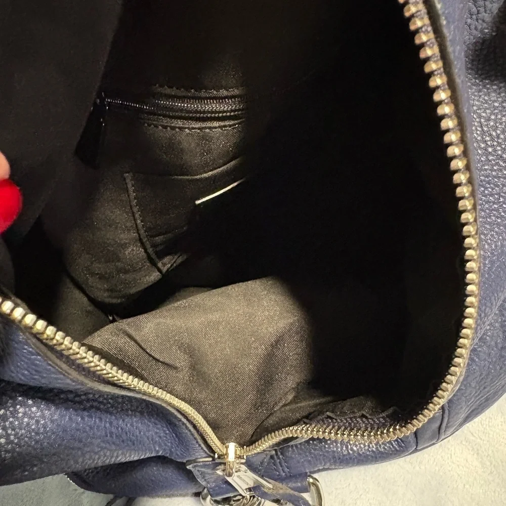 Rebecca Minkoff Navy Blue Backpack - Picture 5 of 11
